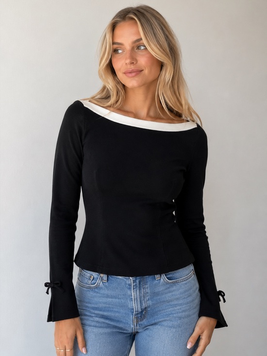 Zara Tops - ZARA fitted black top S